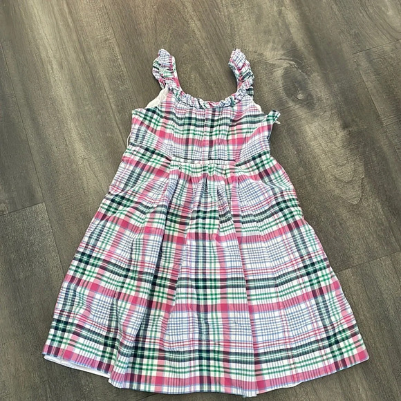 Ralph Lauren Plaid Ruffle Dress - Picture 1 of 3